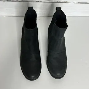 Sorel Joan of Arctic Wedge Ankle Boot Black Shoe Size 8.5 Waterproof thumbnail 3