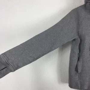 Lululemon Fleece Please Hoodie Jacket Heathered Speckled Medium Grey Size 6 thumbnail 11