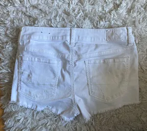 White Jean Shorts thumbnail 2