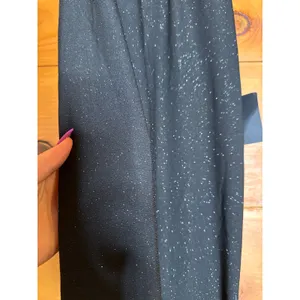 NWT Lulus Glamorous in Glitter Black Long Sleeve Backless Maxi Dress Gala Sz XS thumbnail 5
