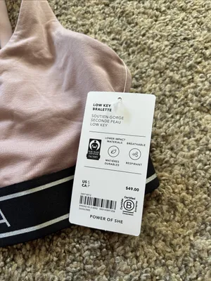 Athleta Lowkey Bralette A-C Cup size small NWT thumbnail 3
