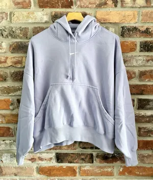 Nike Purple Phoenix Fleece Hoodie Sweatshirt thumbnail 1