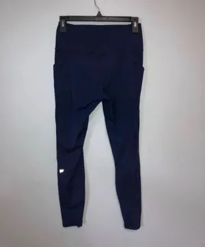 Fabletics Women’s Large Navy Blue 7/8 High Rise Leggings Side Pockets #1200 thumbnail 5