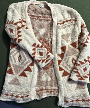 Fuzzy Knit Cardigan thumbnail 1