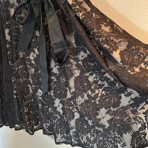 dj jaz dress 4 black lace sleeveless evening cocktail size 12. thumbnail 5