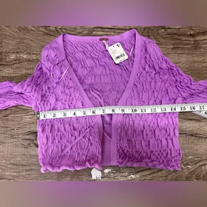 Free‎ People Scrunchy Shrug size small NWT thumbnail 7