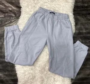 Light Blue Jogger Brandy Melville Cuffed Rosa Soft Sweatpants Pockets Y2k Cozy thumbnail 1