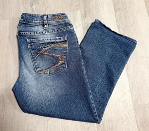 Silver aiko capri jeans  thumbnail 1