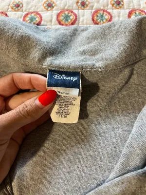 Vintage 90s Disney Store Gray Mickey Mouse Gray Polo shirt size XL thumbnail 3
