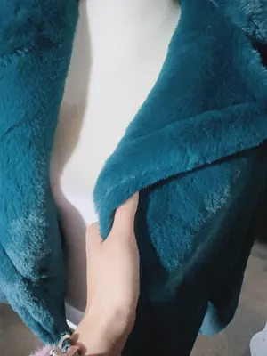 The Comfy rain + rose TEAL GREEN faux fur long sleeve jacket with pockets soft warm comfy New with tag Smoke and pets free Same day shipping Faux fur: No ANIMALS WERE HARMED IN THE MAKING OF THIS FASHION THIS GARMENT HAS BEEN HANDCRAFTED BY Rain + Rose STAFF FOR YOUR COMFORT thumbnail 6