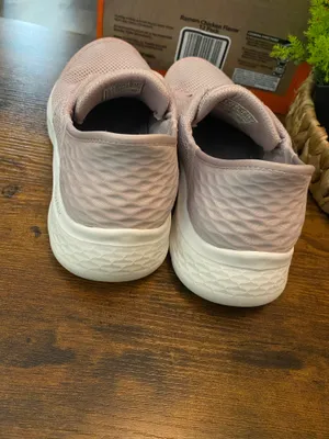 Skechers women's sneakers size 8 Taupe slip on thumbnail 3