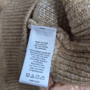 CeCe Ski Sweater Womens Small Camel Tan Turtleneck Skier Graphic Knit Apres Cozy thumbnail 6