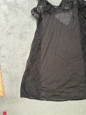 Victoria’s Secret Black Lace Slip Nightdress y2K medium thumbnail 4