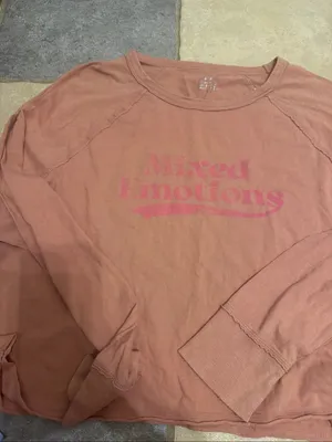 Aerie Mixed Emotions Graphic Crewneck Sweatshirt thumbnail 1