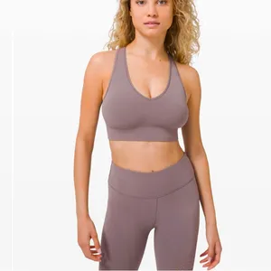 Lululemon Reveal Sports Bra Digital Rain Light Support Knit Lunar Rock Taupe thumbnail 10