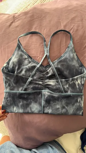 Navy Blue Gymshark Bra Sports thumbnail 2