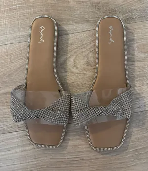 Diamond shoes Gold Size 10 thumbnail 1