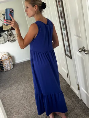 Blue maxi dress thumbnail 2