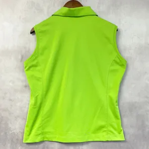 Nike Womens Golf Dri Fit Sleeveless Polo Size XL Sporty Preppy Active Tennis thumbnail 2