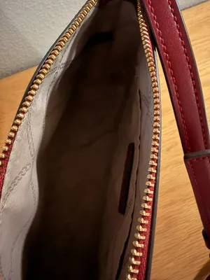 Vintage Michael Kors Sallie Medium Crossbody in Deep Red thumbnail 4