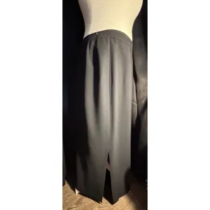 Worthington Black Maxi Pencil Skirt Size 16 Lined Back Vent Professional Classic thumbnail 3