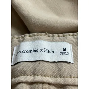 Abercrombie & Fitch Women's Beige Pleated High Rise Wide Leg Trousers Pants M thumbnail 5