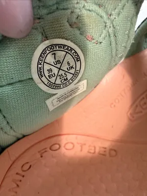 Keen Women’s Closed-Toe Sandals in Green, Coral and Gray thumbnail 7
