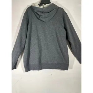 GAP 2012 Floral Logo Applique Pullover Hoodie Sweatshirt Women XXL Dark Gray thumbnail 2