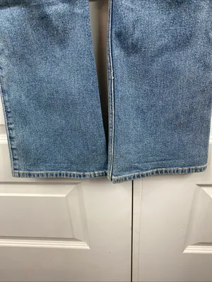 Hollister Low Rise Bootcut Jeans Light Denim Womens Flap Pocket Y2K Style 26 2R thumbnail 4
