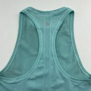 Lululemon Size 4 Swiftly Tech Racerback Tank Top Heathered Peacock Blue Seamless thumbnail 9