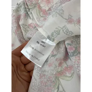 NWT O.P.T. White Pink Floral Mini Dress Squared Neck Party Summer Size M thumbnail 3