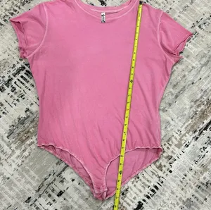 Free people short sleeve Tshirt bodysuit thumbnail 3