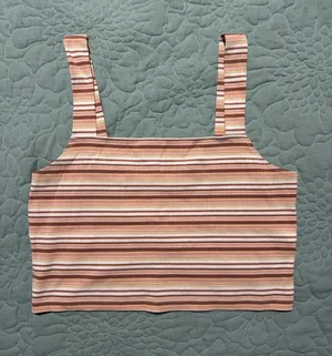 American Eagle Striped Tank Top thumbnail 1