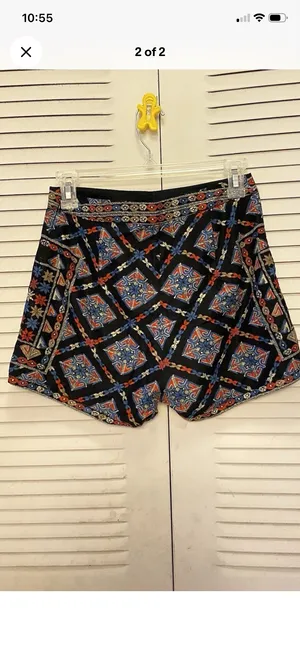Hollister Womens Juniors Short 1 Black White Blue With Sequins Dress Style thumbnail 2