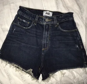 “Margot” high rise denim Shorts thumbnail 3