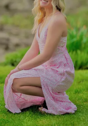 Pink Floral Hollister Maxi Dress thumbnail 3