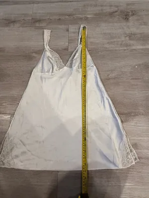 Victoria Secret White Lace Slip Dress Size Medium thumbnail 6