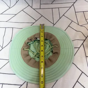 FADED Sloggers Sun Hat OS Mint‎ Green Cotton Wide Brim Chin Strap Gardening thumbnail 9
