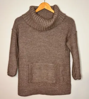 J. CREW Amade Wool Mohair Blend Pocket Cowl Neck Sweater‎ Size S thumbnail 1