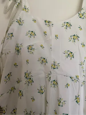 For Love & Lemons White Floral Tie-Shoulder Dress thumbnail 3