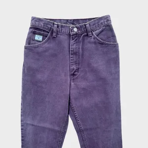 Vintage Wrangler Jeans Purple High Rise Tapered Leg Women's 6 90s Western Rodeo thumbnail 2