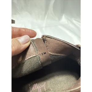 Jellypop Brown Leather Ankle Boots Women's 7.5M Zippered thumbnail 12