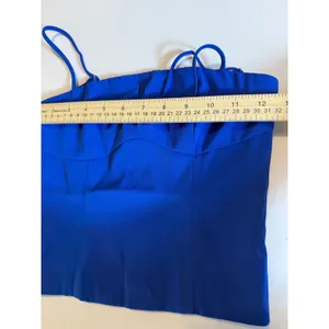 Peppermayo Hey Dream Girl Cobalt Blue Bustier Corset Top Size 0-XXS thumbnail 6