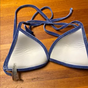 Victoria's Secret Blue Tie-Dye Bikini Top thumbnail 2