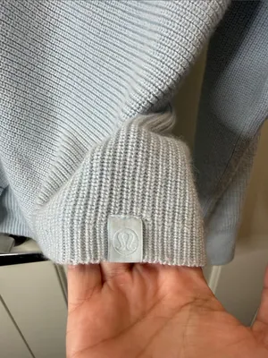 Lululemon Merino Wool-Blend Cardigan Powder Blue 6 thumbnail 5