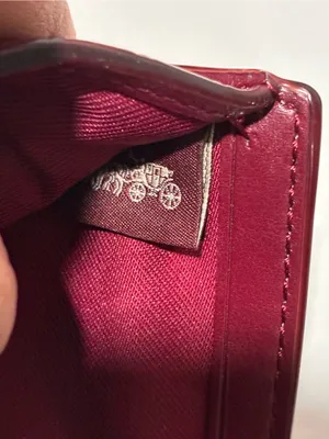 Coach Small Wallet In Colorblock Signature Canvas Lavender Flap thumbnail 5