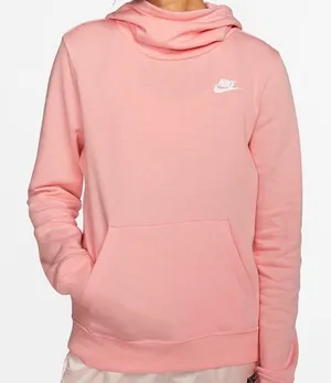 Nike Fleece Funnel Neck Hoodie embroidered logo size‎ XS thumbnail 1