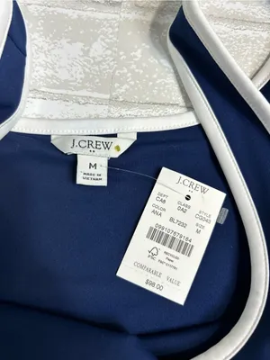 JCrew Factory Navy Blue Womans Active Dress Golf Tennis Size Medium thumbnail 8