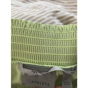 Athleta Match Point Skort Womens Size L‎ Lime Green Athletic Tennis Golf Pleated thumbnail 3