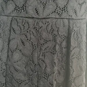 Black Eyelet Short Sleeve Off The Shoulder Dress thumbnail 6